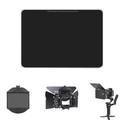 Fotga Pro Glass Cine 4X5.65 ND64 1.8 Glass Neutral Density Filter 6 Stops MC Nano Coating 4mm Thick ND Filter for 4x5.65 inch Matte Box Filter Trays Holder Filmmaking Video Making