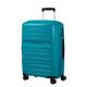 American Tourister Sunside - Spinner M, Expandable Suitcase, 67.5 cm, 72.5/83.5 L, Turquoise (Totally Teal), Turquoise (Totally Teal), M (67.5 cm - 72.5/83.5 L), Suitcases & trolleys