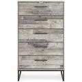 Signature Design by Ashley Neilsville 5 Drawer 29.88" W Chest Wood in White | 50.68 H x 29.88 W x 18.88 D in | Wayfair EB2320-245