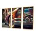 Latitude Run® Close-up of Classic Retro Car I - 3 Piece Print on Canvas in White | 28 H x 36 W x 1 D in | Wayfair 0CA50B5DE2504AEFBF76C120B312EA71