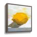 Winston Porter Lemon Still Life - Print on Canvas in White/Yellow | 24 H x 24 W x 2 D in | Wayfair 0187ECF80DC34FCC99E8A5B8CFF6C6FD