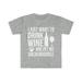I want drink wine and pet Goldendoodle Dog Owner Unisex T-shirt S-3XL
