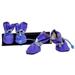 Panda Superstore Cute Candy Color Pet Dog Puppy Shoes Boots Rain Boots Purple - Number 4 - 4 Piece
