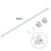 GLFILL Adjustable Tension Curtain Telescopic Rod & Self Adhesive Hook for Kitchen Bath