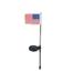 XMMSWDLA American Flag Garden Flag with Lights - Usa Yard Flag Led String Lights - Double Sided Patriotic Flag For July 4th Outdoor Farmhouse Yard/ Lawn Decoration