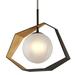 12W 1 Led Dining Pendant 12 inches Wide By 24.25 inches High-Bronze Finish Bailey Street Home 154-Bel-2278948