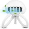 LISM Stroller Fan Portable Bladeless Fan Mini Handheld Fan with Flexible Tripod Clip on Stroller Fan 3 Speeds Rechargeable Battery Operated Fan for Stroller Car Seat Crib Bike and Desktop