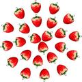 Strawberry Pendant Charms Fruit Pendant Resin Charms 3D Strawberry Charms Strawberry Hanging Pendant Ornament for Earring Bracelet Necklace DIY Making Accessories