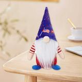 New Years Decorations Independence Day Decorations - Long Hat Gnome Decor - Patriotic Gnome Plush President Election Decorations Fourth Of July Patriotic Decor Faceless Doll Gnomes