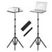 Universal Laptop Projector Tripod Stand & Holder Aluminum Alloy Computer Projector Floor Stand 41-135cm/ 16-53in Ajudtable Height for Stage Studio Outdoor Use