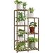 Plant Stand Indoor Plant Stands Wood Outdoor Tiered Plant Shelf for Multiple Plants 3 Tiers 7 Potted Ladder Plant Holder Table Plant Pot Stand Boho Deco for Window Balcony Living Room Gardening Gifts