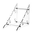 Acrylic Display Stand Clear Easel Stand Bracket for Home Desktop Living Room Shelf