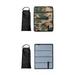 2 Pieces Durable Foam Camping Cushion Foldable Tarp Seat Cushion with Storage Bag for Camping Hiking Backpacking Green and Gray