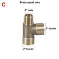 Brass Pipe Fittings Water Pump Pressure Control Switch Adapters For Home Steam Boiler 1/4 female to 1/2 male brass adapter