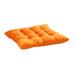 Outdoor Chair Cushions Patio Cushion Premium Comfortable Thick Fill Tufted Indoor Outdoor Garden Patio Home Kitchen Office Chair Seat Cushion Pads Orange