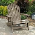 highwood Eco-friendly King-Size Folding and Reclining Adirondack Chair Woodland Brown