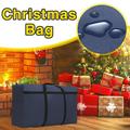 wofedyo organization and storage Christmas Tree Storage Bag Extra Large Heavy Duty Storage Containers Zipper 600D Xmas Holiday Tree Storage Bag Navy 41*41*0.5