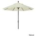 Havenside Home North Bend 9-foot Sunbrella Crank Open Auto-tilt Bronze Patio Umbrella by Wheat