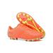 Ritualay Soccer Cleats for Boys Men Football Cleats Lace Up Soccer Shoes Football Shoes Sneakers Non Slip Training Shoes FG Cleats Orange 7.5