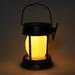 skpabo Retro LED Camping Lantern Solar Induction Horse Lamp Outdoor Camping Lights Solar Lantern Portable Flame Lamp Waterpoor Outdoor Tent Bulb