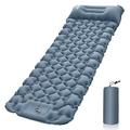 Alloet Inflatable Air Mattresses Single Camp Sleeping Gears with Carry Bag (Grey)