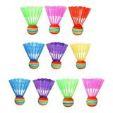 YIMIAO 10Pcs Training Shuttlecock High Strength Continuously Bounce EVA Good Toughness Badminton Ball Sports Accessories