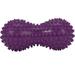 Spiky Massage Ball Peanut Massager Ball Fitness Exercise Mobility Peanut Ball Pain Muscle Steess Foot Myofascial Relief for Plantar Fasciitis Heel Foot Arch Pain (perple)