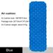 Sleeping Pad â€“ Ultralight Inflatable Sleeping Mat Ultimate for Camping Backpacking Hiking â€“ Airpad Inflating Bag Carry Bag Repair Kit â€“ Compact & Lightweight Air Mattress