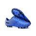 Ritualay Soccer Cleats for Boys Men Football Cleats Lace Up Soccer Shoes Football Shoes Sneakers Non Slip Training Shoes FG Cleats Blue 8