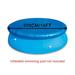 Round Pool Cover Above Ground Pool Covers Inflatable Pool Cover for Swim Centers Size 120 in