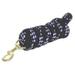 Gatsby Acrylic 6ft Lead Rope Black/Purple