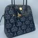 Dooney & Bourke Bags | Dooney & Bourke Black Walt Disney World 50th Anniversary Leather Satchel | Color: Black/White | Size: Os