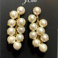 J. Crew Jewelry | J Crew Pearl Dangle Earrings | Color: Gold/White | Size: Os