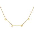 Free People Jewelry | 18k Gold M A M A Necklace | Color: Gold/White | Size: Os