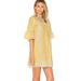 Free People Dresses | Free People Bright Yellow Sunny Day Babydoll Dress || Xs | Color: White/Yellow | Size: Xs