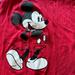 Disney Tops | #127d Disney Mickey Mouse On Red Tee, Size Xl | Color: Red | Size: Xl