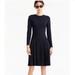 J. Crew Dresses | J. Crew Pleated Ponte Dress | Color: Black | Size: 4