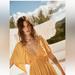 Free People Dresses | Free People La La Maxi Dress- Only Worn Once! | Color: Gold/Yellow | Size: L