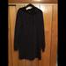 Athleta Dresses | Athelta Surreyhill Sweatshirt Sheath Dress With Hood Sz Xs | Color: Black | Size: S