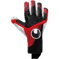 uhlsport Powerline Supergrip+ Finger Surround Torwarthandschuhe für Kinder und Herren, Torwart-Handschuhe, Torhüter-Handschuhe mit Neuer Haftschaumformel und maximaler Gripfläche, 8.5