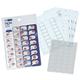 6 Refill Cards for Weekly or Monthly for Cold Seal Blister Pack System (Monthly-Extra Large)