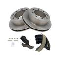 2003-2004 Ford E250 Rear Brake Pad Rotor and Parking Brake Kit - TRQ BKA28259