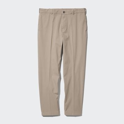 Uniqlo - Cotton Smart -Like Ankle Length Trousers - Beige - S