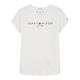 Tommy Hilfiger Girls Essential Short Sleeve T-Shirt - White, White, Size Age: 16 Years, Women