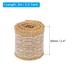 2pc 2.4" Wide 2.2 Yards Burlap Ribbon Lace Roll Wrapping Crafts Roll
