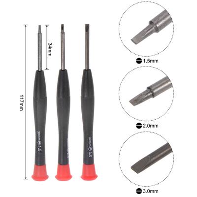 Electronics Repair Tool Kit, 7 in 1 Magnetic Precision Screwdriver Tweezer Sets - Multicolor