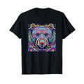 Grizzly Bear Illustration künstlerischer Grizzly T-Shirt