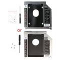 Hard Disk Drive Bay Universal 2nd SATA Hard Disk Drive HDD Caddy Kit Adapter Bay