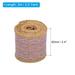 2pc 2.4" Wide 2.2 Yards Burlap Ribbon Lace Roll Wrapping Crafts Roll