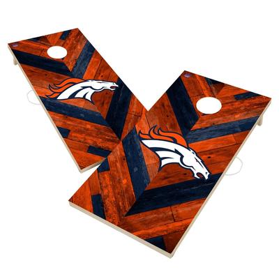 Denver Broncos Regulation 2x4 Cornhole Boards - V1